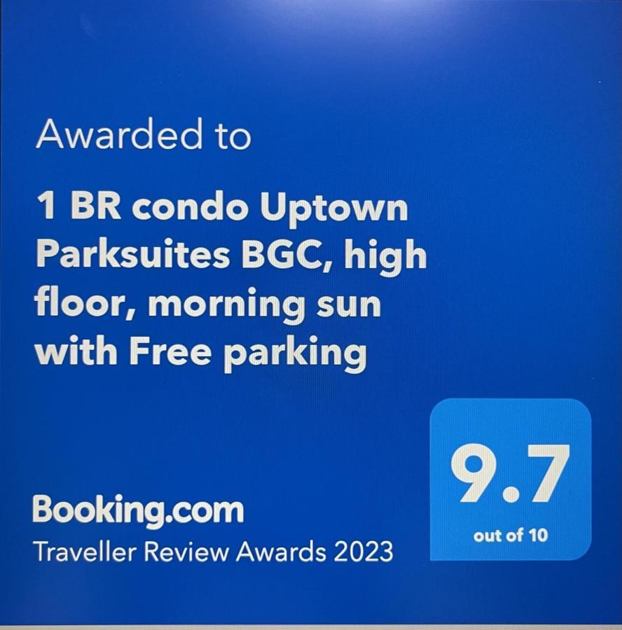 1 Bedroom Condo Uptown Parksuites Bgc, High Floor, Morning Sun Manila Ngoại thất bức ảnh